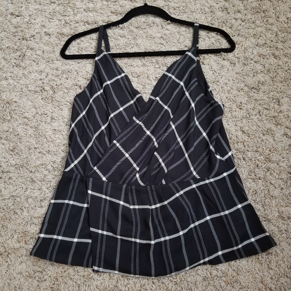 Cabi Check Crossover Cami